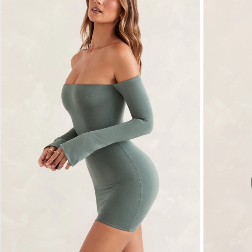 Oh Polly Women's Green Dress
